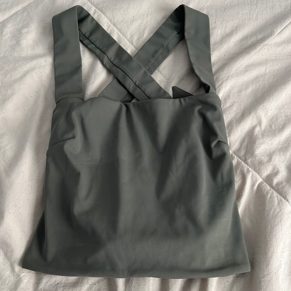 Athletic tank top (ties in back)